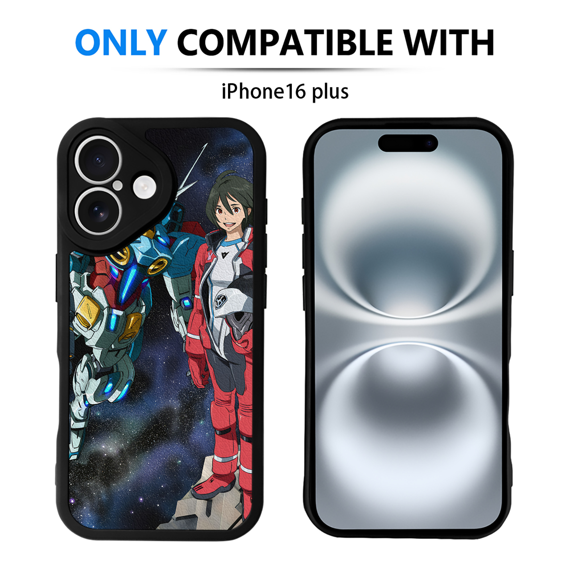 （画像用） 機動戦士ガンダム Mobile Suit Gundam 【iPhone 16シリーズ対応】シリコンスマホケース（レザー調） 材質：シリコン
